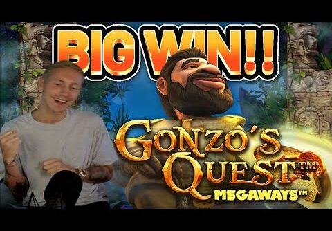 BIG WIN!! GONZOS QUEST MEGAWAYS BIG WIN –  Casino slot from Casinodaddy LIVE STREAM