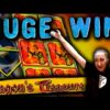 HUGE WIN on Dragons Treasure Slot!