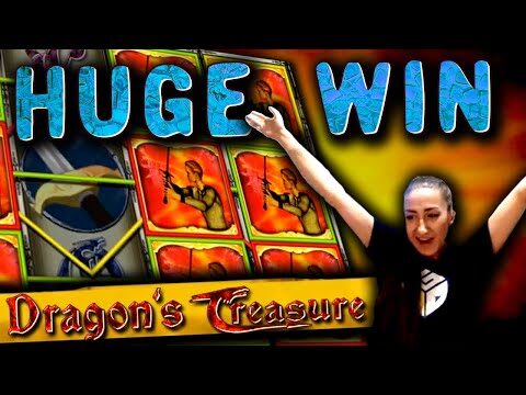 HUGE WIN on Dragons Treasure Slot!