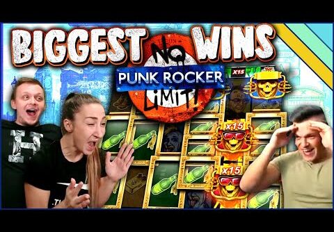 Top 5 BIGGEST WINS on PUNK ROCKER Slot