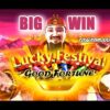 **BIG WIN** – LUCKY FESTIVAL GOOD FORTUNE SLOT – Slot Machine Bonus