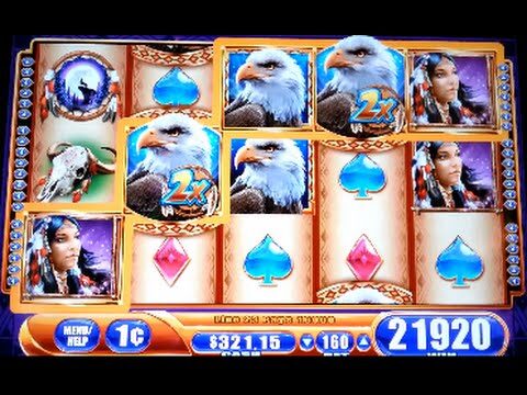 Great Eagle Returns SUPER BIG WIN! Line Hit and Progressive WMS Slot Machine