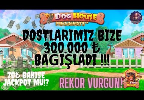 THE DOG HOUSE l REKOR VURGUNLA GELEN ÇEKİLİŞ AÇIKLAMADA! 🤩 #SLOT #BİGWİN #JACKPOT #DOGHOUSE #ÇEKİLİŞ