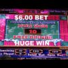 Mystical Mermaid $6.00 Bet with Bonus Free Spins and HUGE WIN Slot Machine Live Play