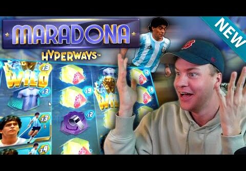 2 BIG WINS on NEW Maradona HyperWays SLOT!