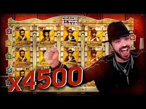 Streamer Super Record Win x4500 on Dead or Alive slot