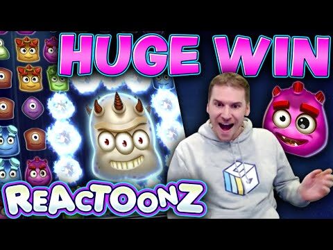 HUGE WIN on Reactoonz Slot – £10 Bet!