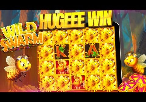 WILD SWARM SLOT POPPING OFF! 🐝 Mega Big Win!