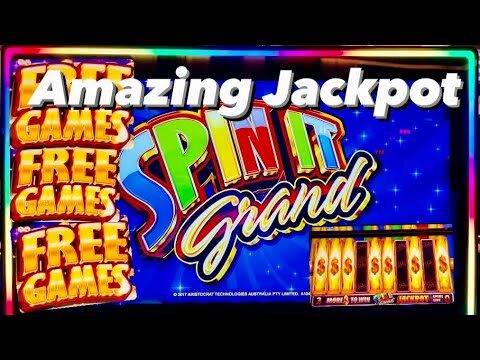 Our BIGGEST WIN ON 💰SPIN IT GRAND💰 SLOT MACHINE! HUGE HANDPAY JACKPOT! HIGH LIMIT!