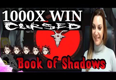 Book of Shadows Slot BIG WIN. 3 Wins in a row from 1 bonus game.