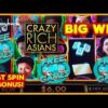 1st SPIN BONUS & RETRIGGER! Crazy Rich Asians Slot – BIG WIN SESSION!