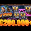 MY LIFE CHANGING 😱 RECORD SLOT WIN 👑 €200.000+ THE BIGGEST TOP DAWGS 🦴 WIN ON YOUTUBE INSANE‼️