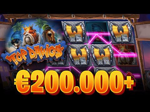 MY LIFE CHANGING 😱 RECORD SLOT WIN 👑 €200.000+ THE BIGGEST TOP DAWGS 🦴 WIN ON YOUTUBE INSANE‼️