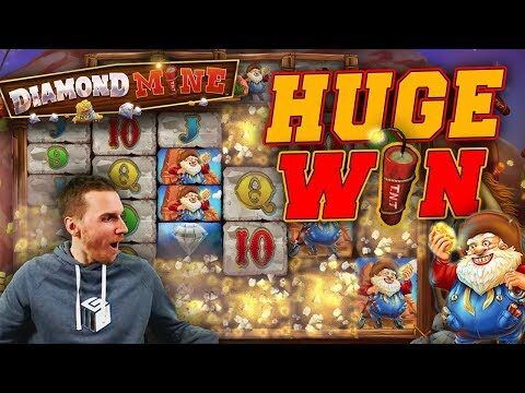 HUGE WIN on Diamond Mine Slot – £5 Bet!