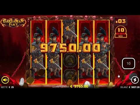 RECORD WIN ON Barbarian Fury Slot