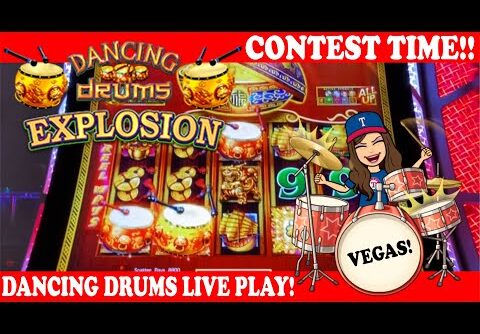 Max Bet Dancing Drums Explosion Slot Machine Live Play! 🥁 Big Wins! 💰💰Las Vegas!