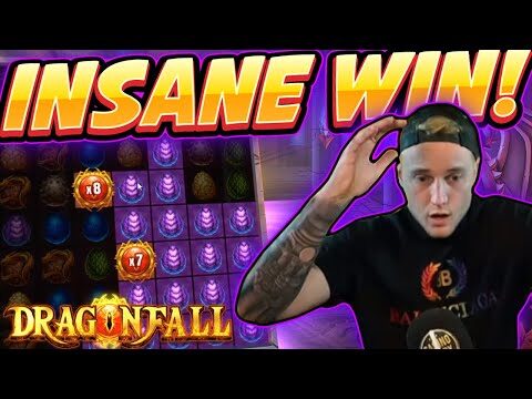 INSANE WIN! Dragon fall BIG WIN – NEW SLOT from Blueprint – Casino Game from Casinodaddy Live Stream