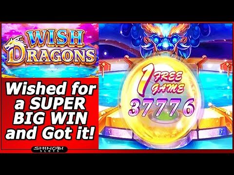 Wish Dragons Slot – Super Big Win!! 3 Bonuses with Wish Fountain Feature
