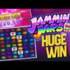 INSANE HUGE WIN ON JAMMIN JARS SLOT ON LAST SPIN!!!!!