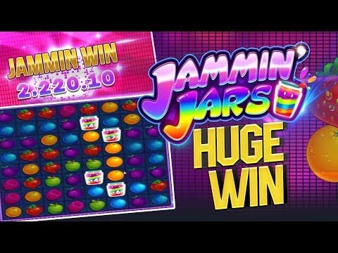 INSANE HUGE WIN ON JAMMIN JARS SLOT ON LAST SPIN!!!!!