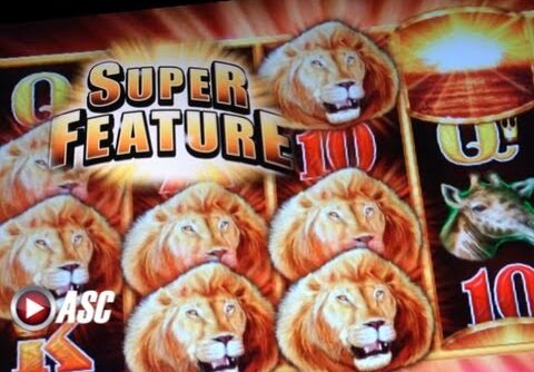 SUNSET KING | Aristocrat – HUGE WIN!! w/ Super Feature Slot Machine Bonus