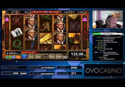 Super Big Win From Rich World Slot!!