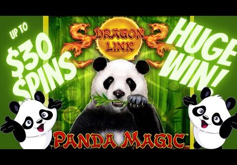 🍀 HUGE WIN ON PANDA MAGIC DRAGON LINK SLOT MACHINE HIGH LIMIT LIVE PLAY IN CASINO