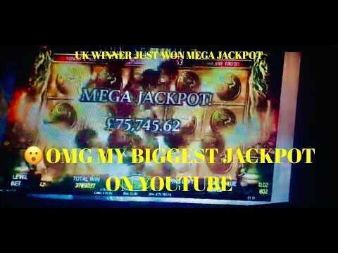 I won the  uk biggest slot mega   £75,754.62 jackpot  mega jackpot on 888 casino