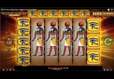 Eye Of Horus Bookies Slot Online – 5 Bonuses MEGA WINS!!!!