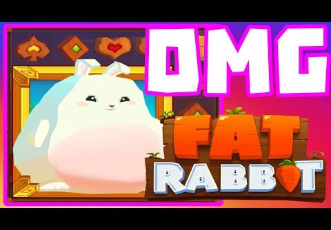 FAT RABBIT 🐰🥕SLOT MEGA BIG WIN MY BIGGEST WIN EVER ON THIS SLOT. BONUS HUNT LOOK HOW BIG HE IS!😵