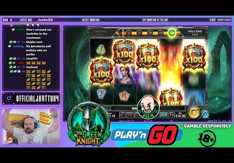 Super Nice Free Spins!! Big Win From The Green Knight Slot!!