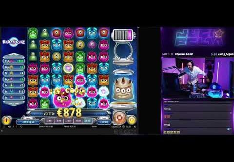 NEW RECORD WIN ON Reactoonz ONLINE SLOT | Best wins of the week casino