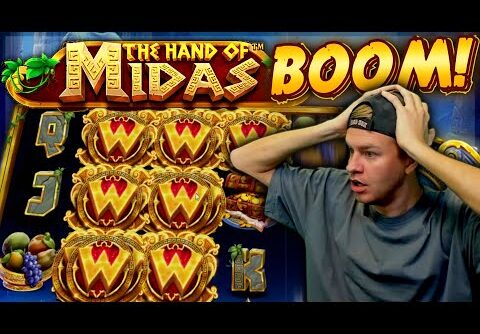 Big Win on The Hand Of Midas Slot!