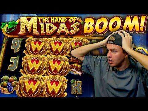 Big Win on The Hand Of Midas Slot!