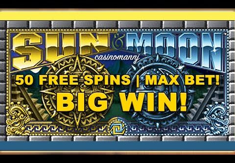 SUN AND MOON SLOT *MAX BET 50 FREE SPINS* BIG WIN!! – Slot Machine Bonus