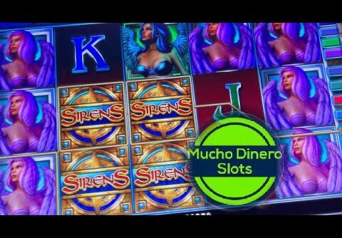 MEGA WINS/ SIRENS SLOT MACHINE/ HIGH LIMIT SLOTS/ FREE GAMES