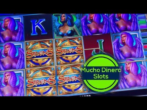 MEGA WINS/ SIRENS SLOT MACHINE/ HIGH LIMIT SLOTS/ FREE GAMES