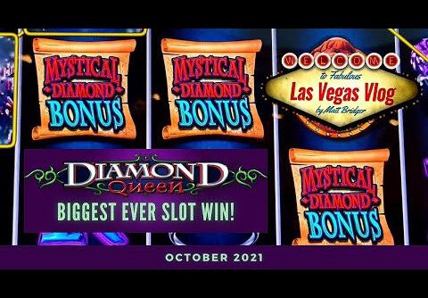 My Biggest EVER Slot Win! Perfect Diamond Queen Bonus At Rialto Casino, London (19th October 2021)