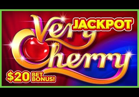 JACKPOT HANDPAY, LOVED IT! Very Cherry Slot – ONLY $20/SPIN BONUSES!