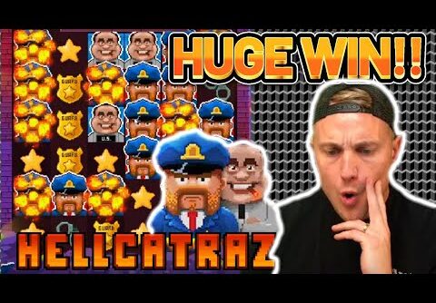 HUGE WIN HELLCATRAZ BIG WIN – Bonus buy on Casino Slot from CASINODADDY