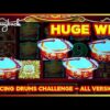 5 SYMBOL TRIGGER, WOW! Dancing Drums Slot Challenge – HUGE WIN!