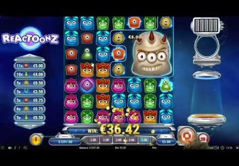 BIGGEST WIN on REACTOONZ slot  |online casino slot