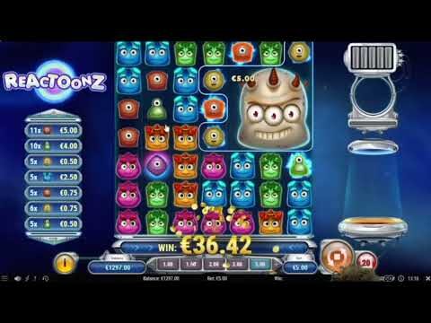 BIGGEST WIN on REACTOONZ slot  |online casino slot