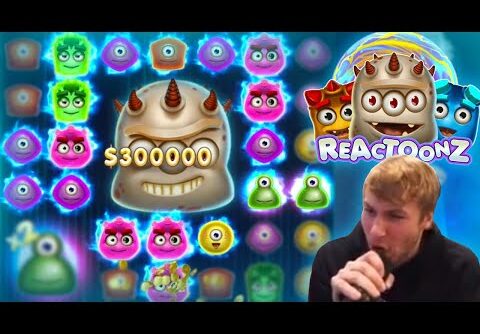 NEW RECORD WIN ON REACTOONZ SLOT BONUS?