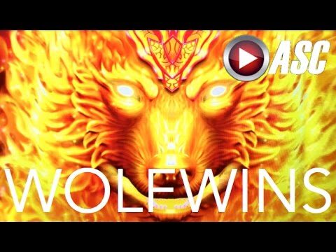 *BIG WIN!* BURNING WOLF (Konami) & WOLFY BIG WINS! Slot Machine Bonus *NO ANIMALS HARMED*