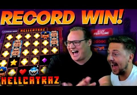 RECORD WIN ON HELLCATRAZ!!! (Our Biggest Slot Win Ever)