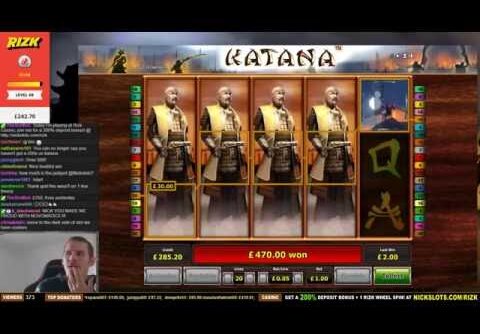 HUGE WIN on Katana Slot – Â£1 Bet