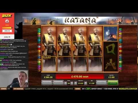 HUGE WIN on Katana Slot – £1 Bet
