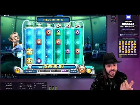 ROSHTEIN RECORD WIN ON DR TOONZ!! NEW SLOT