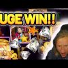 HUGE WIN! BOOK OF AGES BIG WIN – €7 bet on CASINO Slot from CasinoDaddys LIVE STREAM